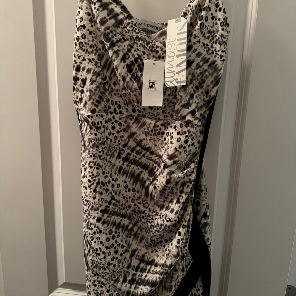 Animal print mini dress Almost Famous